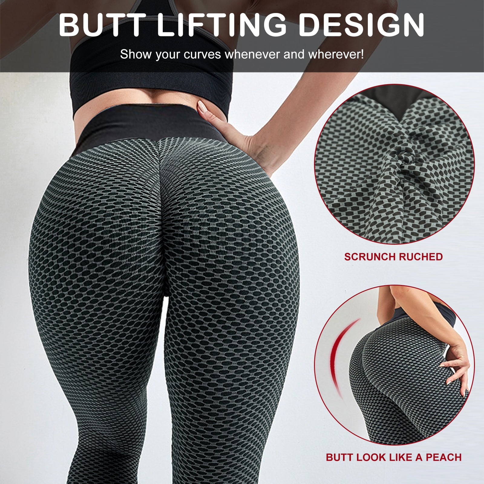 Butt Lifting High Waist Workout Tights/Leggings