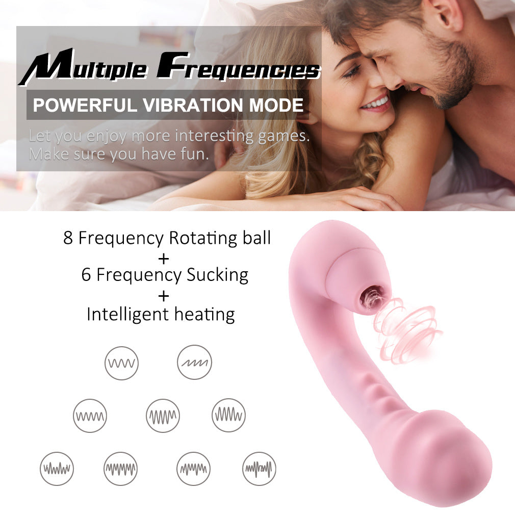 Intelligent Vibrator w/8 Vibrating Functions, 7 Modes of Powerful Thrust